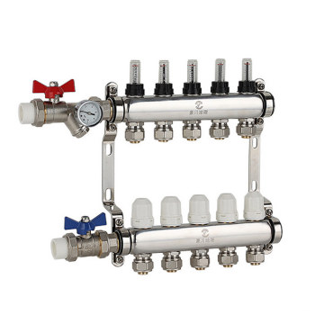 304 Stainless Steel Water Separator for Floor Heating System